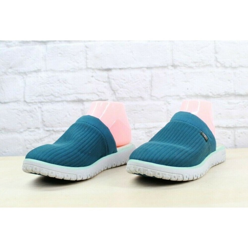 LL Bean Blue Mesh Cozy Super Soft Airlight Slipper Scuffs Size 6 M - Picture 2 of 9